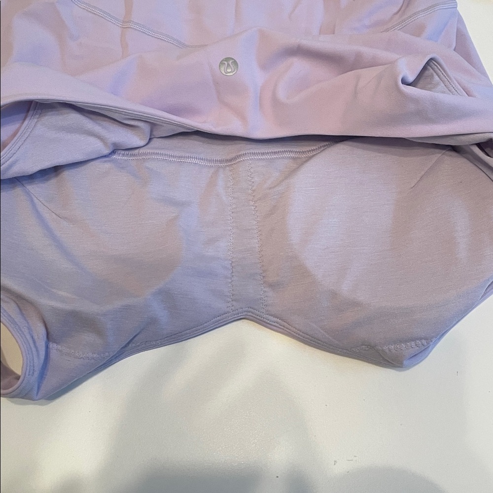 Lululemon Size 14 Baby Purple Align Dress With Under Shorts Pockets Padded Tank - Picture 7 of 10